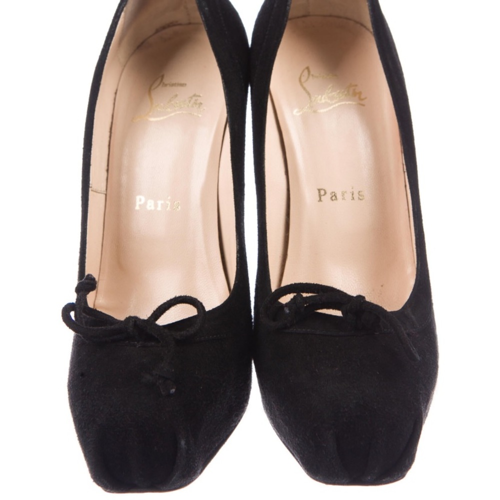 Christian Louboutin Black Lolo Ballerina Pumps